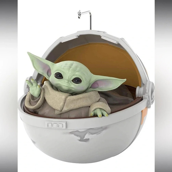 Christmas Ornament 2020, Star Wars: The Mandalorian The Child in Hovering Pram - Picture 2 of 10